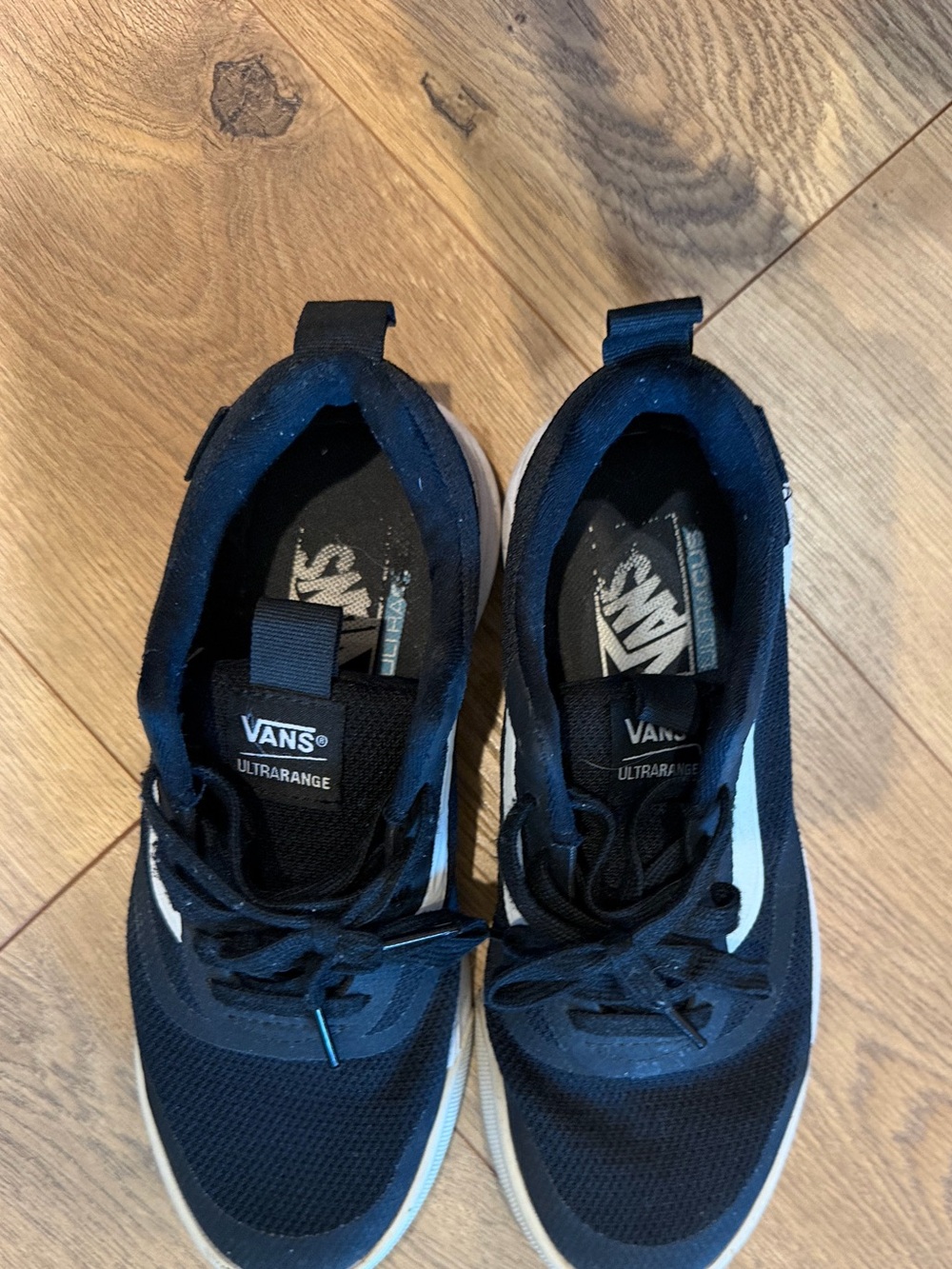 Vans Ultrarange Men's Black & White Athletic Sneakers